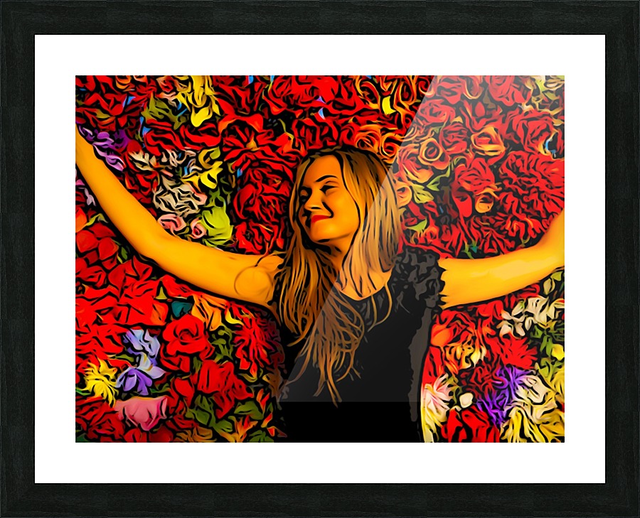 FlowerChild 2 Picture Frame print