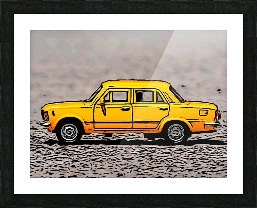 Toy Car Picture Frame print