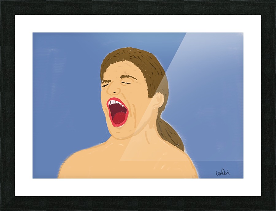 Agony Picture Frame print