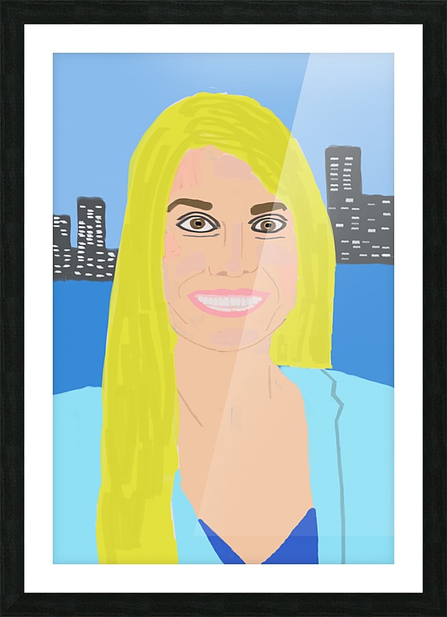 Big Smile Picture Frame print