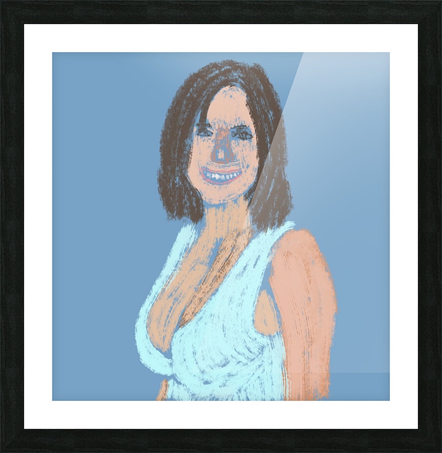 Scattered Picture Frame print