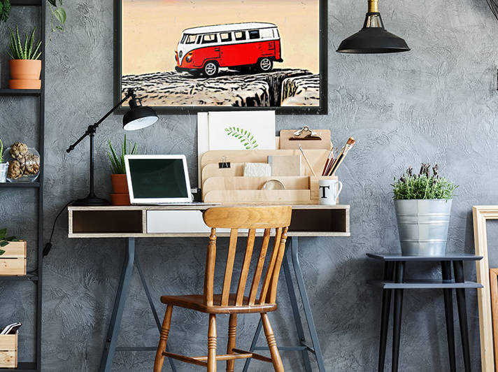 Beach Van by W Scott