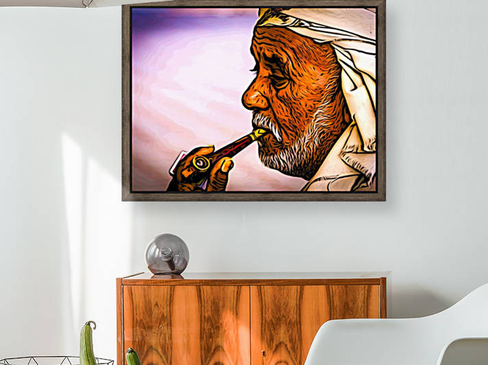 Smoking Elder by W Scott