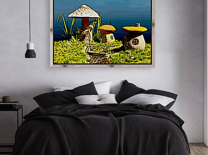 Mushroom Home by W Scott