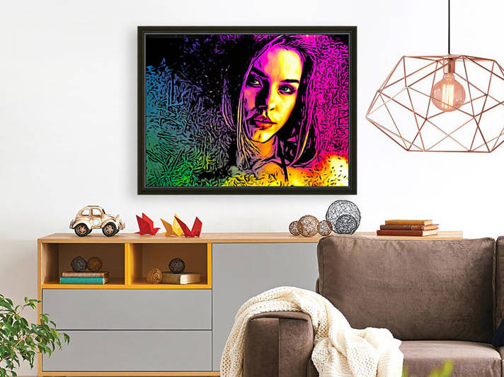 MultiColor Girl by W Scott