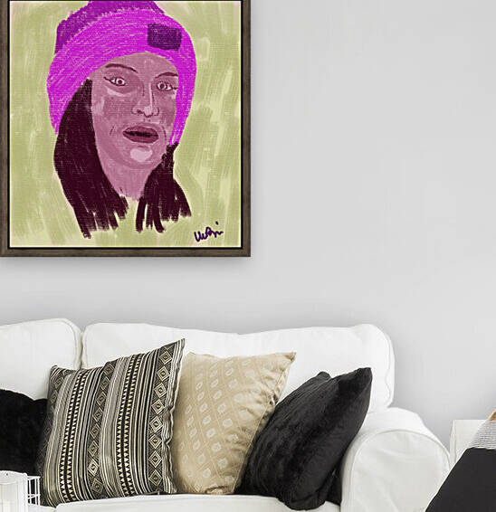 Girl in Skull Cap by W Scott