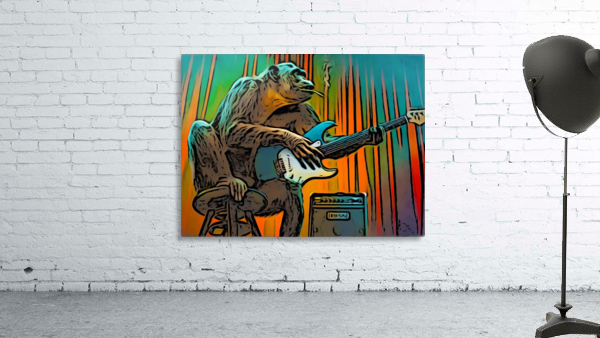 Guitar Monkey Wall Preview