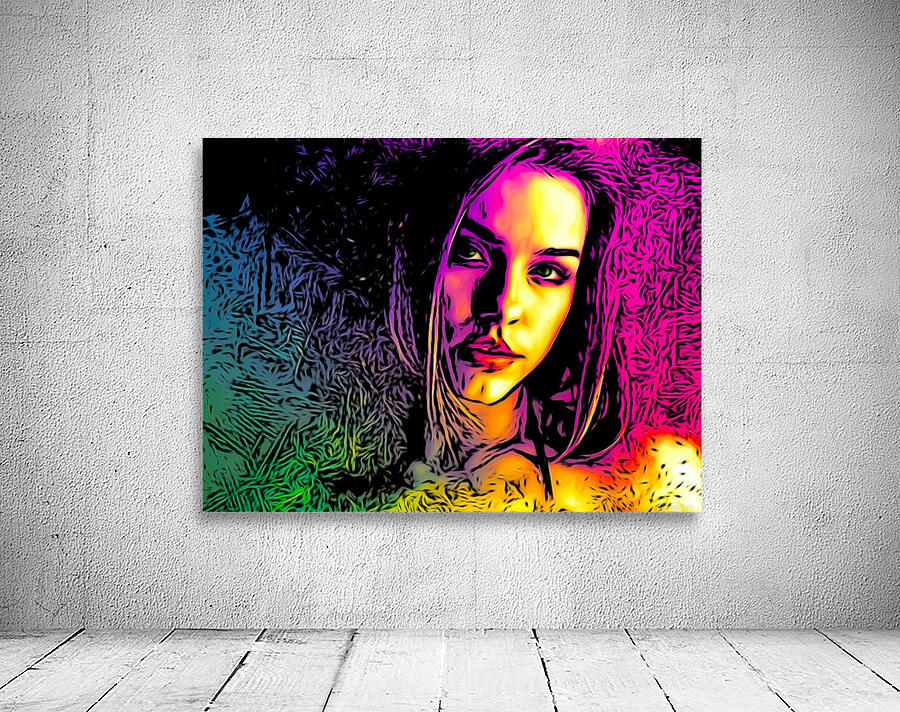 MultiColor Girl Wall Preview