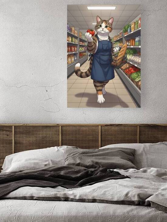 Cat Grocery Shopping by nouamane benouasmine