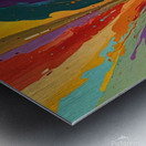 Mix colors with the beauty of life Metal print