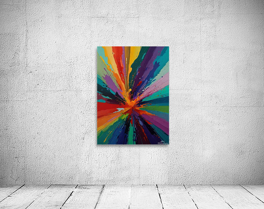 Mix colors with the beauty of life Wall Preview