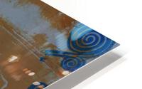 Blue flowers. HD Metal print