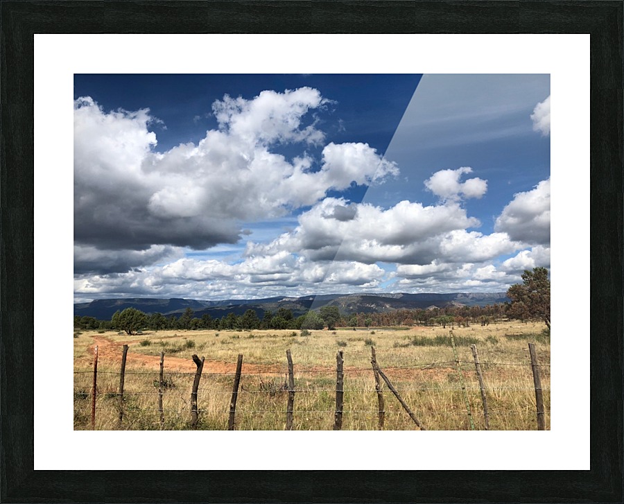 Fields of Clouds Picture Frame print