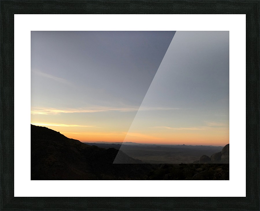 Summer Sunset Picture Frame print
