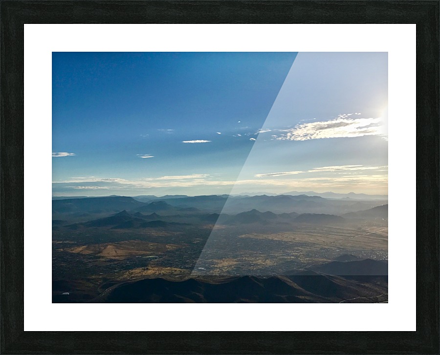 Looking Down Picture Frame print