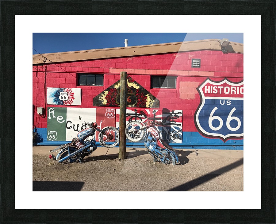 Small Town Ride Picture Frame print