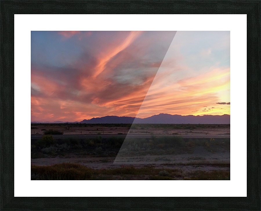 Sunset Picture Frame print
