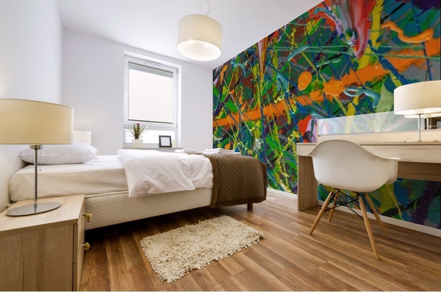CROSSROAD IN PARADISE Mural print