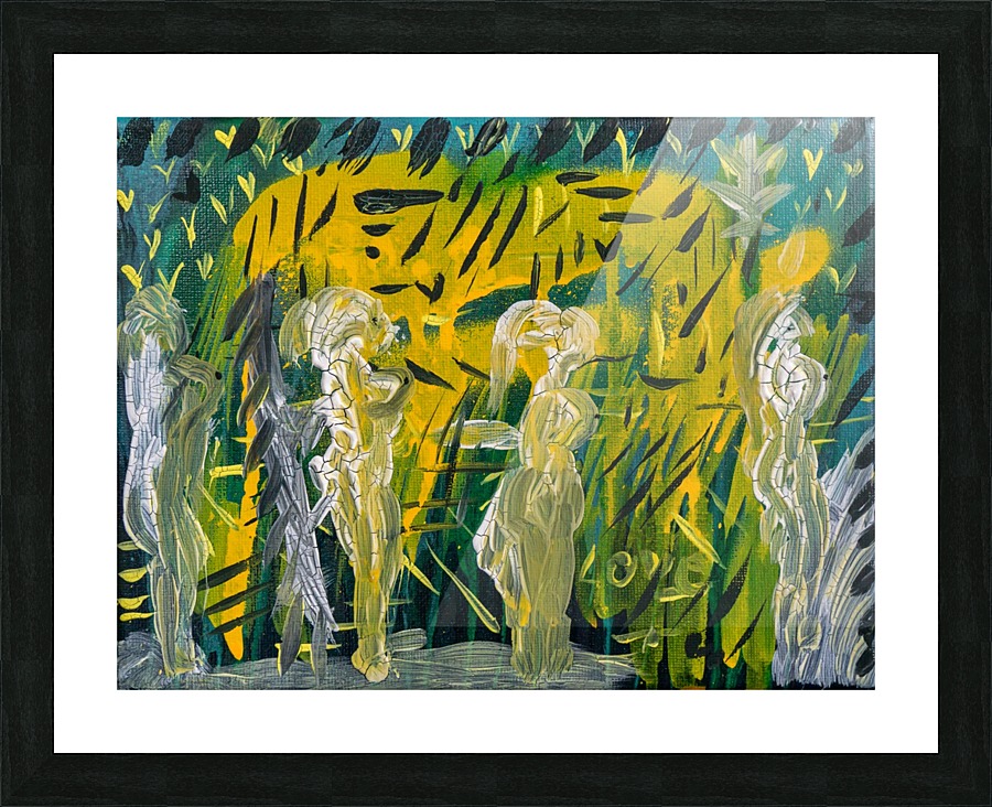 TIGERS MAIDEN Picture Frame print