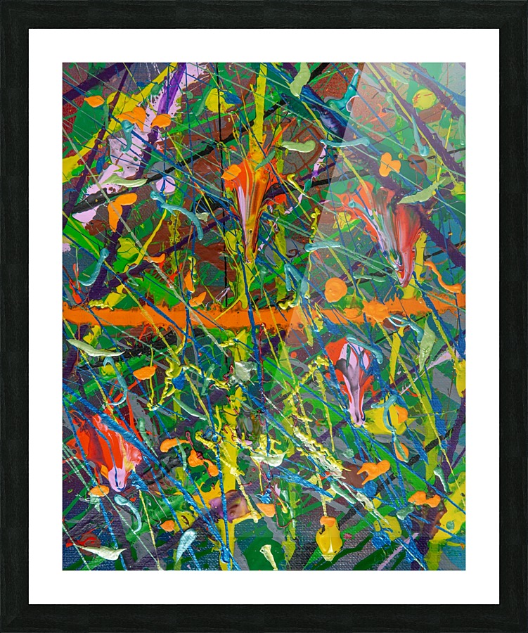 CROSSROAD IN PARADISE Picture Frame print