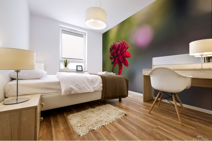 Les fleurs de Jade III Mural print