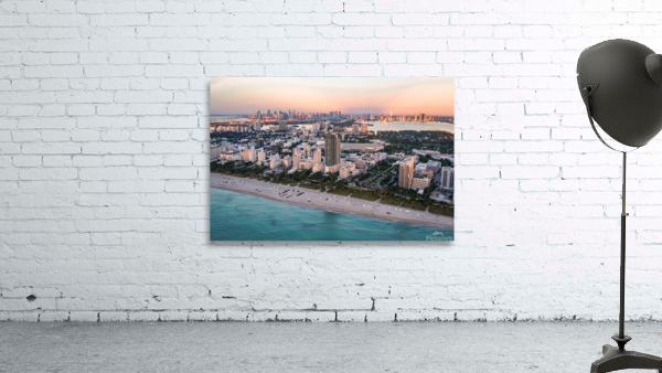 South Beach Sunset Wall Preview