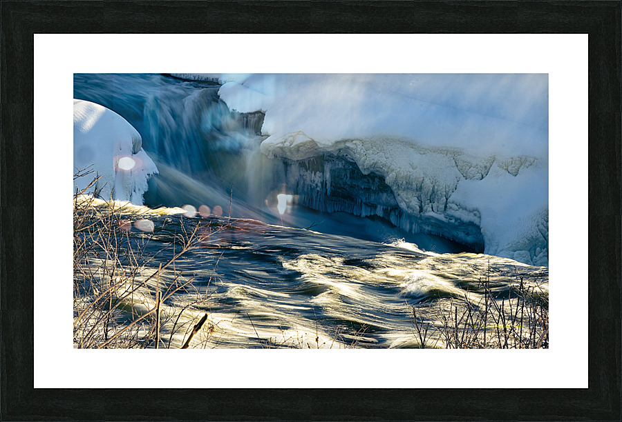 Hogs Back falls DSCF2819 Picture Frame print