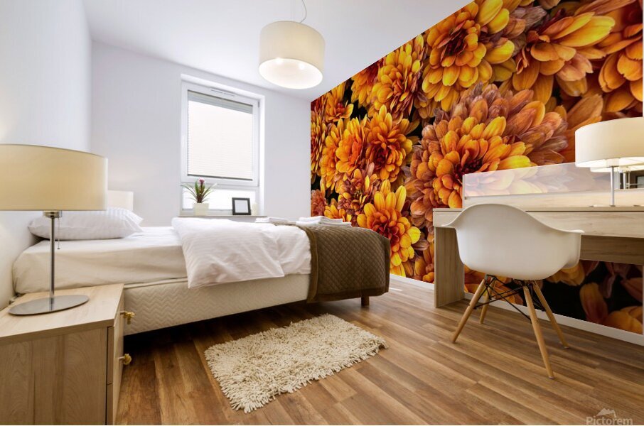 Flowering Luminescence Mural print
