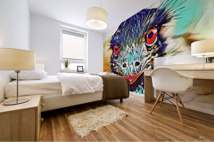 Emu Mural print