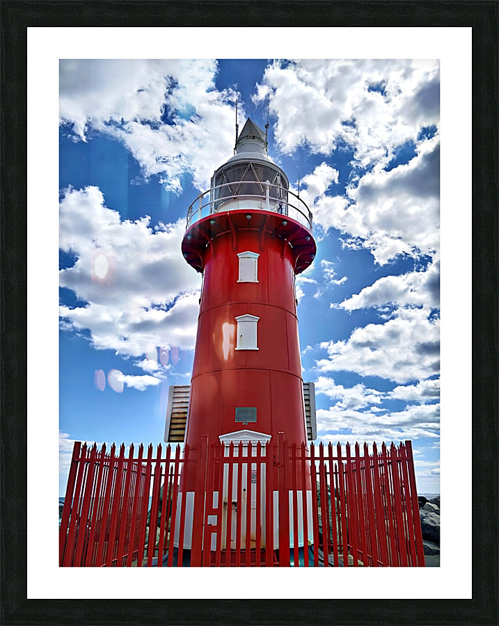 North Mole Lighthouse  Picture Frame print