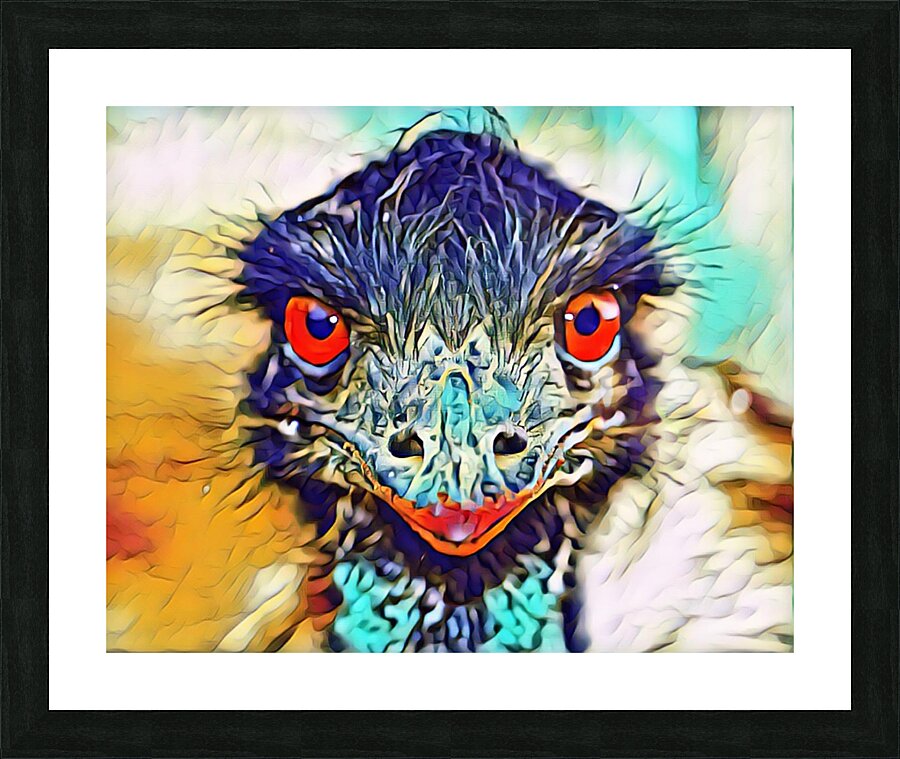 Emu Picture Frame print