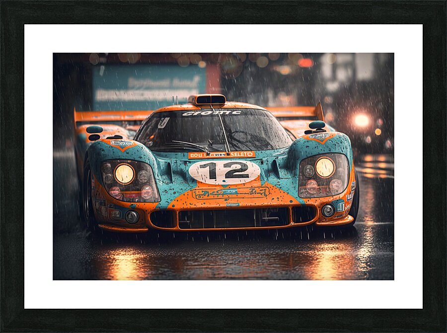 Le Mans Picture Frame print