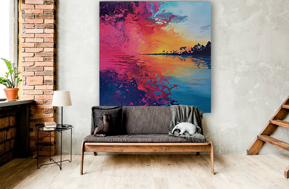 Sunset in the Tropics Reproduction