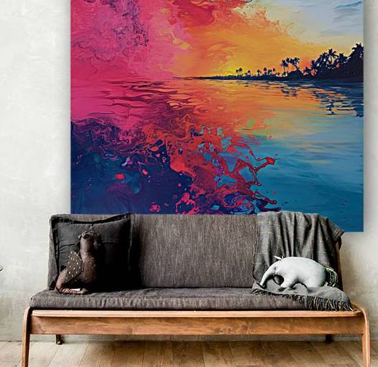 Sunset in the Tropics Reproduction