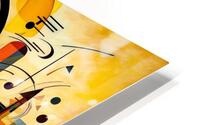 Yellow Symphony HD Metal print
