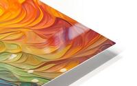 Tangerine Tides HD Metal print
