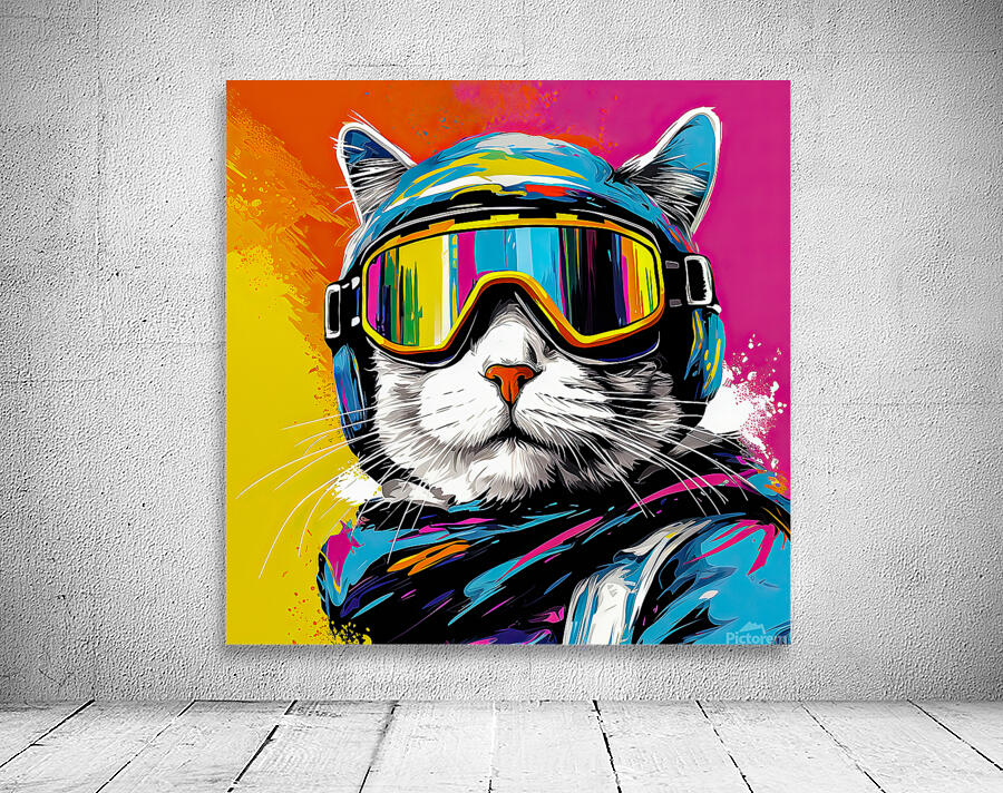 Snow Cat Chic Wall Preview