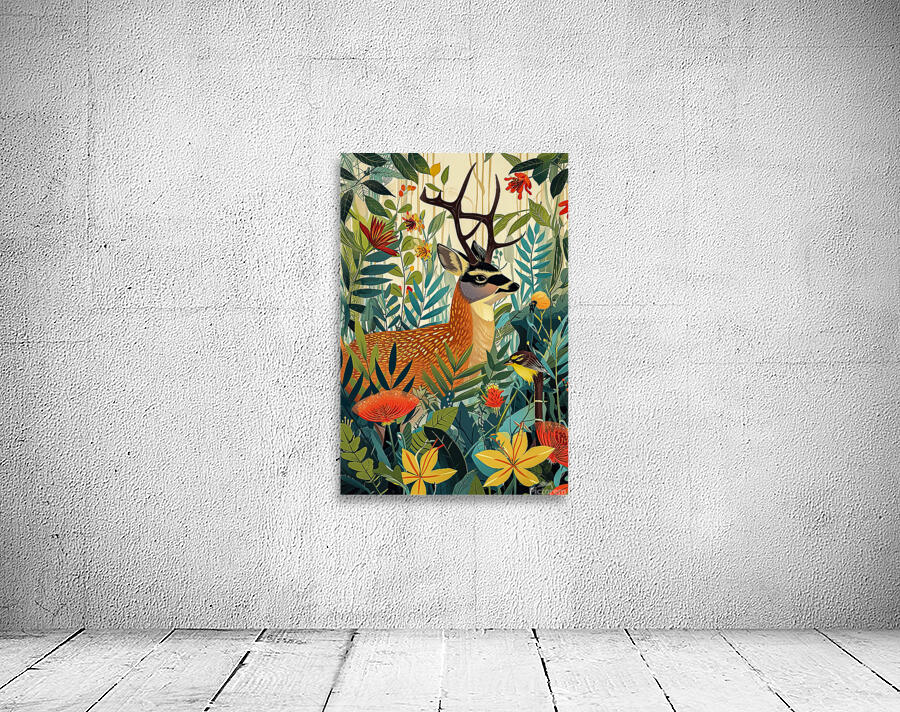 Forest Deer Wall Preview