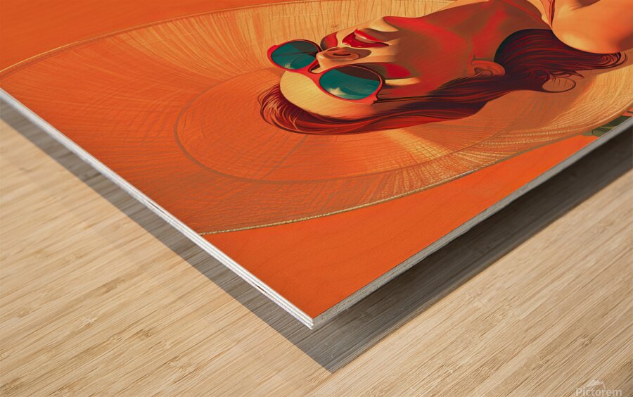 Summer in the City Wood print