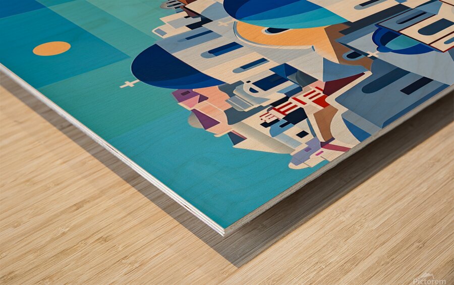 Aegean Dreams Wood print