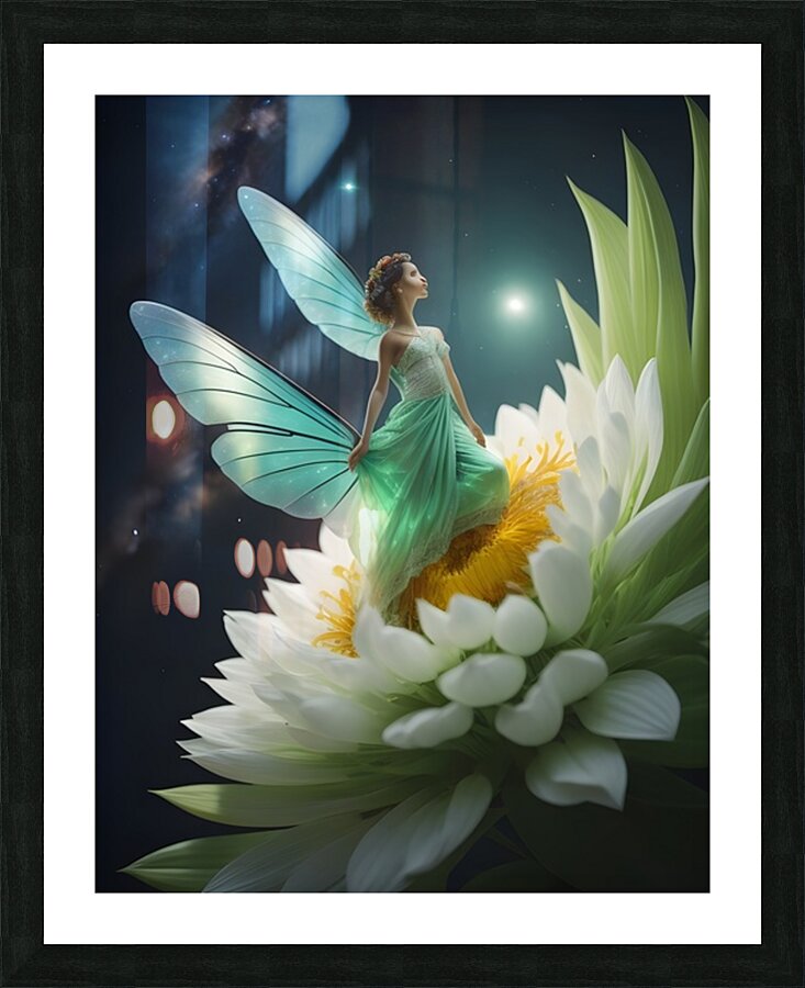 Celestial Bloom Picture Frame print