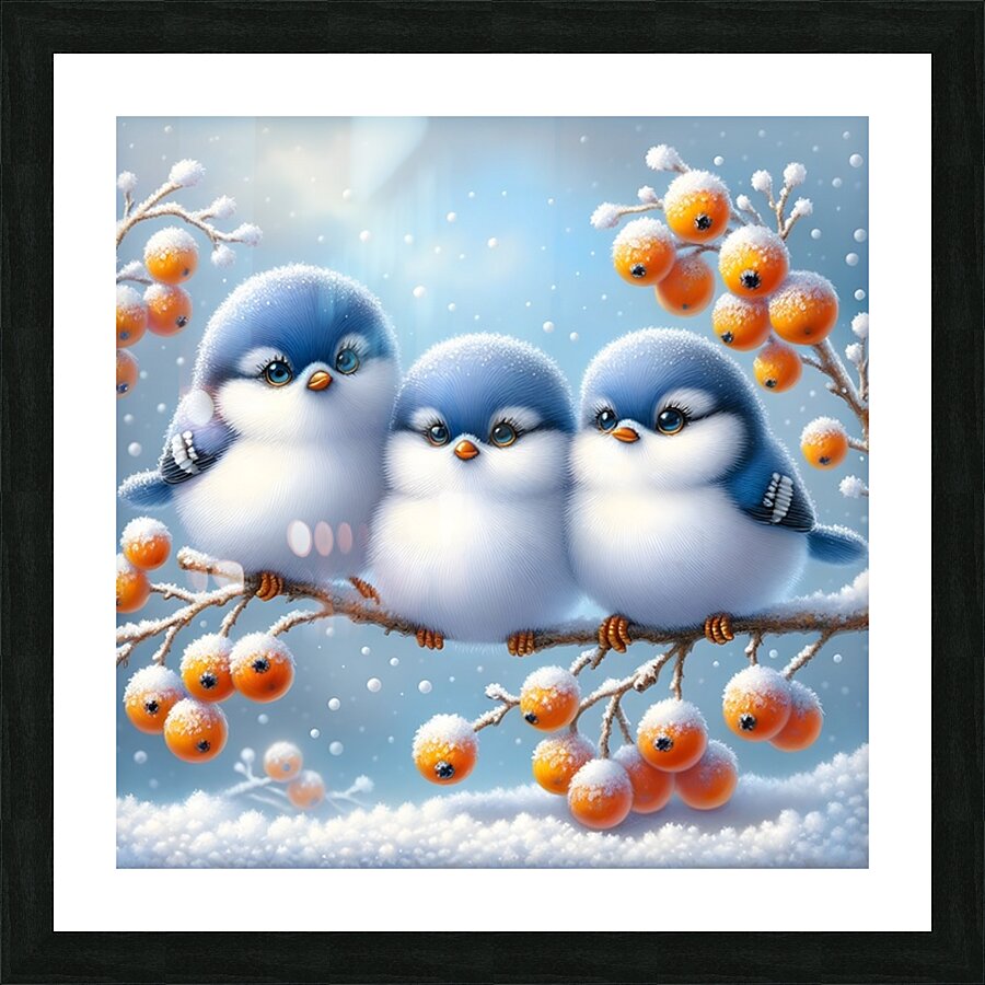 Winter Whimsy Picture Frame print