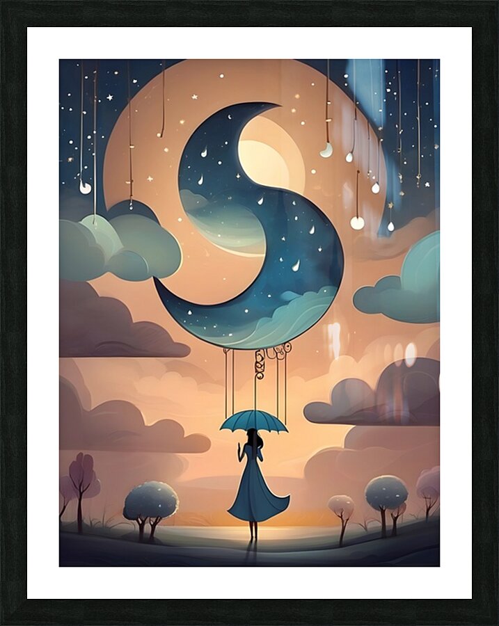 Moonbound Dreams Picture Frame print