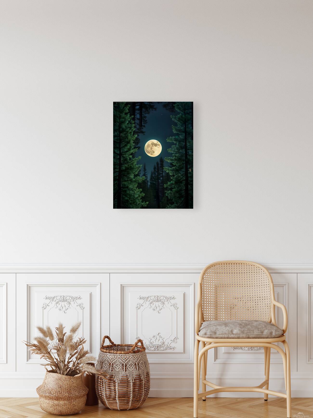 Moonlit Forest Glow Reproduction