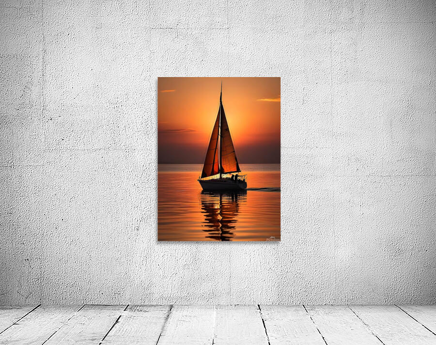 Sailing into Sunset  Wall Preview