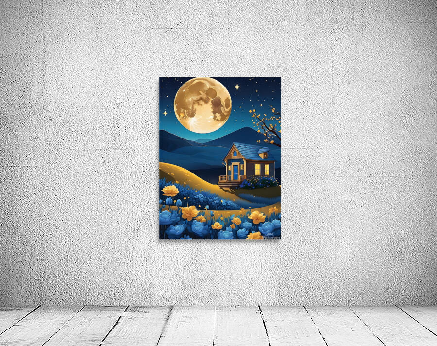 Moonlit Cottage Wall Preview