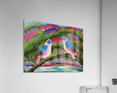 Edwin Rivera   2 Magic Birds Acrylic Print
