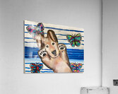 Edwin Rivera   Charming Puppy Acrylic Print