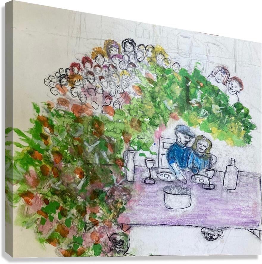 Linda Leigh   The Lost Kitchen Canvas Print