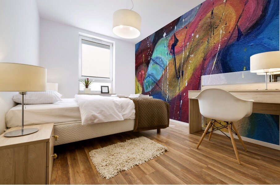 Edwin Rivera   Abstract  1 Mural print